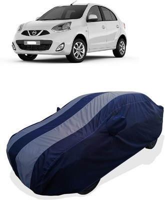 Coxtor Car Cover For Nissan Micra XL (With Mirror Pockets)(Grey)