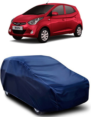 MoTRoX Car Cover For Hyundai Eon (Without Mirror Pockets)(Blue)