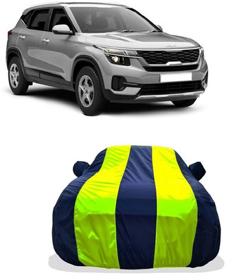 Tricway Car Cover For Kia Seltos HTE 1.5 Diesel (With Mirror Pockets)(Yellow)