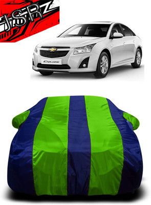J S R Car Cover For Chevrolet Cruze (With Mirror Pockets)(Green, Blue)