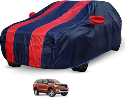 Auto Hub Car Cover For Ford Endeavour (Without Mirror Pockets)(Blue, Red, For 2018 Models)