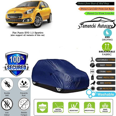 Tamanchi Autocare Car Cover For Fiat Punto EVO 1.3 Sportivo(Blue)