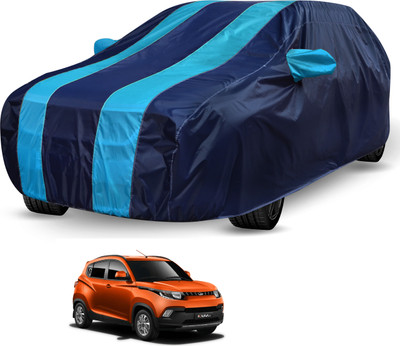 Auto Hub Car Cover For Mahindra KUV100 (With Mirror Pockets)(Blue, Blue)