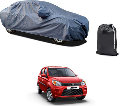 CODOKI Car Cover For Maruti Suzuki Alto K10 (With Mirror Pockets)(Grey)