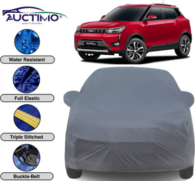 AUCTIMO Car Cover For Mahindra XUV 300 (With Mirror Pockets)(Grey)