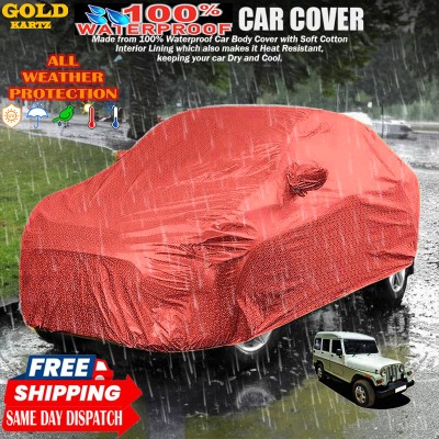 GOLDKARTZ Car Cover For Mahindra Marshal(Red)