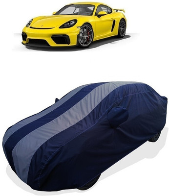 Coxtor Car Cover For Porsche Cayman GT4 (With Mirror Pockets)(Grey)