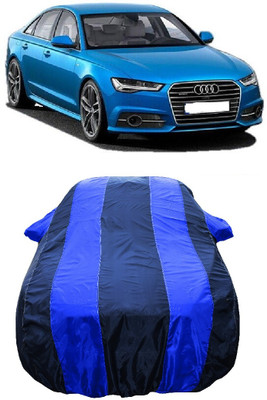 Wegather Car Cover For Audi S6 4.0 TFSI Petrol (With Mirror Pockets)(Blue)