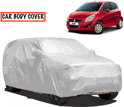 AXLOZ Car Cover For Maruti Suzuki Ritz (With Mirror Pockets)(Silver)