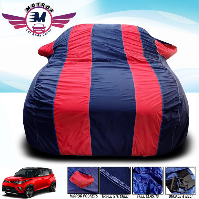 MoTRoX Car Cover For Tata Safari Storme (With Mirror Pockets)(Red, Blue)