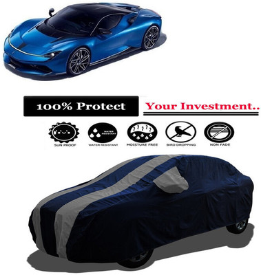 Amexride Car Cover For Pininfarina Battista GT Hypercar (With Mirror Pockets)(Grey)