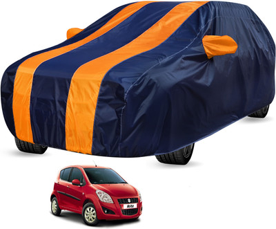 Auto Hub Car Cover For Maruti Suzuki Ritz (Without Mirror Pockets)(Black, Orange)