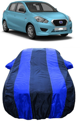 Wegather Car Cover For Datsun GO NXT (With Mirror Pockets)(Blue)