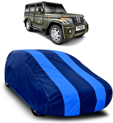 MoTRoX Car Cover For Mahindra Bolero (Without Mirror Pockets)(Blue, Blue)