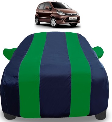 Auto Hub Car Cover For Maruti Suzuki Zen Estilo (With Mirror Pockets)(Green)