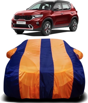 AXLOZ Car Cover For Kia Sonet (With Mirror Pockets)(Multicolor)