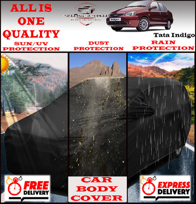 Tamanchi Autocare Car Cover For Tata Indigo(Black)