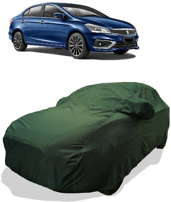 Coxtor Car Cover For Maruti Suzuki Ciaz (With Mirror Pockets)(Gold)