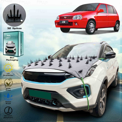 Frap Car Cover For Maruti Zen, Zen 0.8L, Zen Edge, Zen 1.0i (With Mirror Pockets)(Grey)