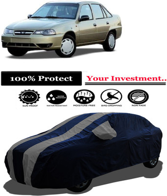 Amexride Car Cover For Daewoo Nexia DOCH 1.5L (With Mirror Pockets)(Grey)