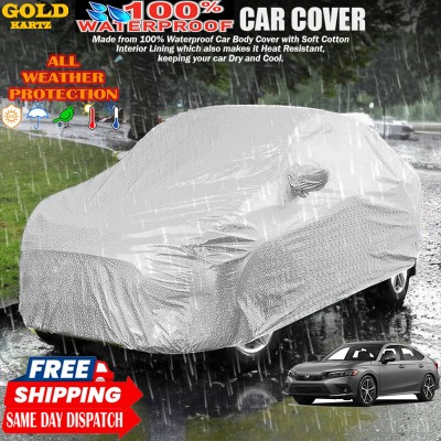 GOLDKARTZ Car Cover For Honda Civic(Silver)