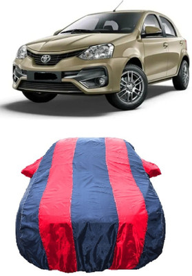 Wegather Car Cover For Toyota Etios Liva 1.2 V Dual Tone Petrol(Red)