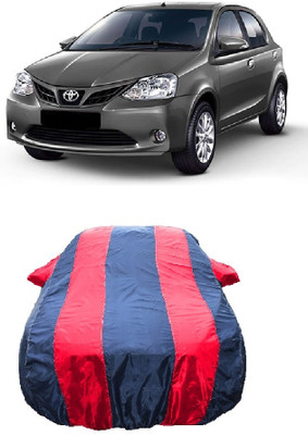 Wegather Car Cover For Toyota Etios Liva VXD Limited Edition Diesel(Red)