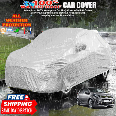 Tamanchi Autocare Car Cover For Kia Picanto(Silver)