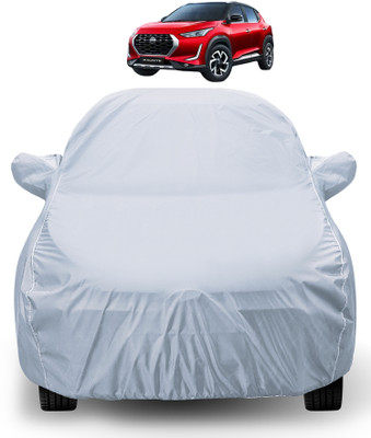 Auto Hub Car Cover For Nissan Magnite (With Mirror Pockets)(Silver)