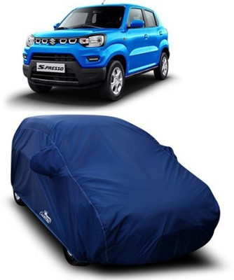 SHD Car Cover For Maruti Suzuki S-Presso (With Mirror Pockets)(Blue)