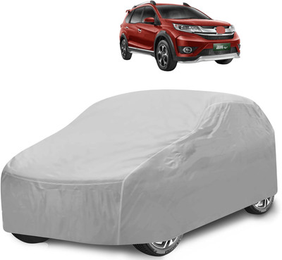 Caronix Car Cover For Honda BR-V (With Mirror Pockets)(Silver)
