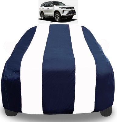 Auto Hub Car Cover For Toyota Universal For SUV (With Mirror Pockets)(White)