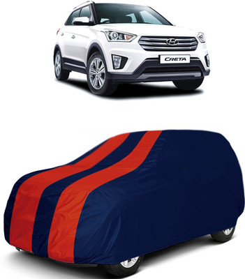 MoTRoX Car Cover For Hyundai Creta (Without Mirror Pockets)(Red, Blue)