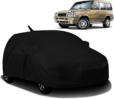 AXLOZ Car Cover For Tata Sumo Gold (With Mirror Pockets)(Black)