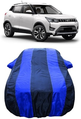 Wegather Car Cover For Mahindra XUV300 W8 Diesel (With Mirror Pockets)(Blue)