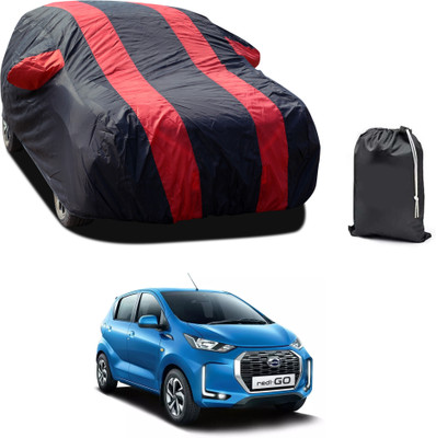 PAGORA Car Cover For Datsun Redi GO 1.0 S (With Mirror Pockets)(Red)