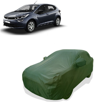 Tricway Car Cover For Tata Altroz XT Petrol (With Mirror Pockets)(Green)