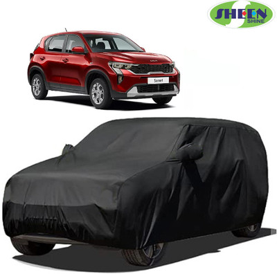 Sheen Car Cover For Kia Sonet (Without Mirror Pockets)(Black)