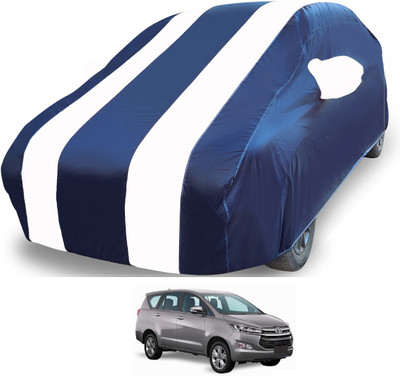 MOCKHE Car Cover For Toyota Innova Crysta (With Mirror Pockets)(White)