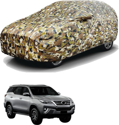 SS FOR YOUR SMART NEEDS Car Cover For Toyota New Fortuner (With Mirror Pockets)(Green, For 2016 Models)
