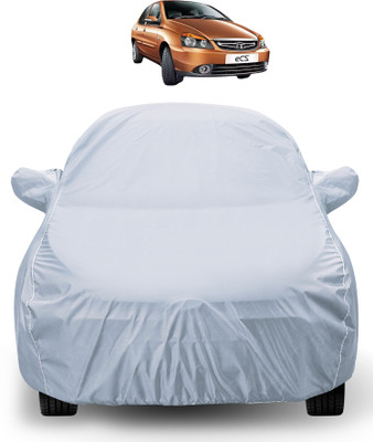 Auto Hub Car Cover For Tata Indigo CS (With Mirror Pockets)(Silver)