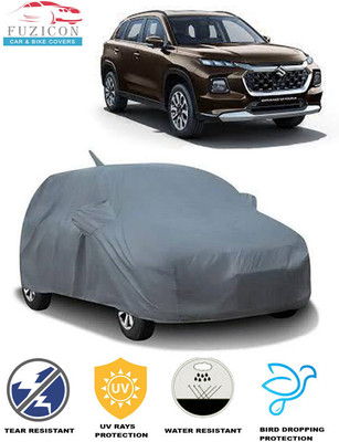 FUZICON Car Cover For Maruti Suzuki Grand Vitara (With Mirror Pockets)(Grey)