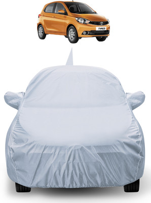 Auto Hub Car Cover For Tata Altroz (With Mirror Pockets)(Silver)