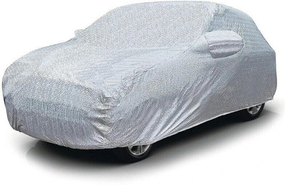 DRINAY Car Cover For Maruti Suzuki Baleno (With Mirror Pockets)(Silver, Black)