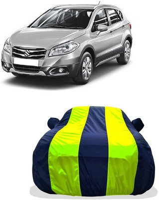 Tricway Car Cover For Maruti Suzuki S-Cross DDiS 320 Delta (With Mirror Pockets)(Yellow)