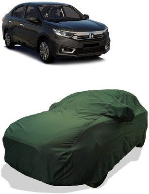 Coxtor Car Cover For Honda Amaze (With Mirror Pockets)(Gold)