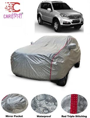 Carigiri Car Cover For Mahindra SsangYong Rexton (With Mirror Pockets)(Silver)