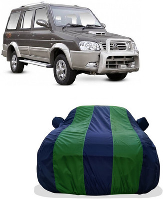 Tricway Car Cover For ICML Extreme Winner CRDFi Non AC 9Seater BSIV (With Mirror Pockets)(Green)