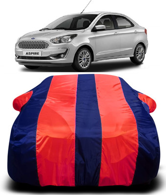 AXLOZ Car Cover For Ford Aspire (With Mirror Pockets)(Multicolor)
