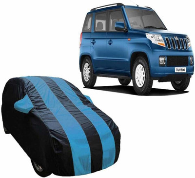 ABS AUTO TREND Car Cover For Mahindra TUV300 (With Mirror Pockets)(Blue, Multicolor)